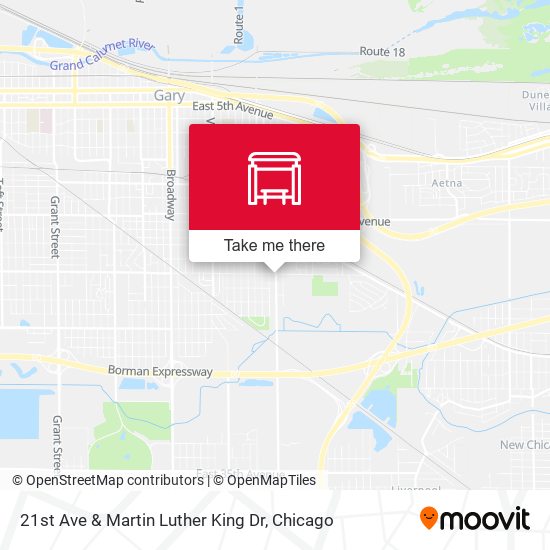 Mapa de 21st Ave & Martin Luther King Dr
