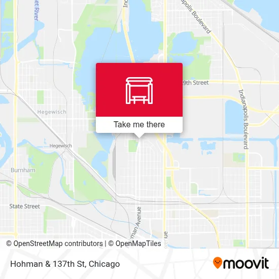 Hohman & 137th St map
