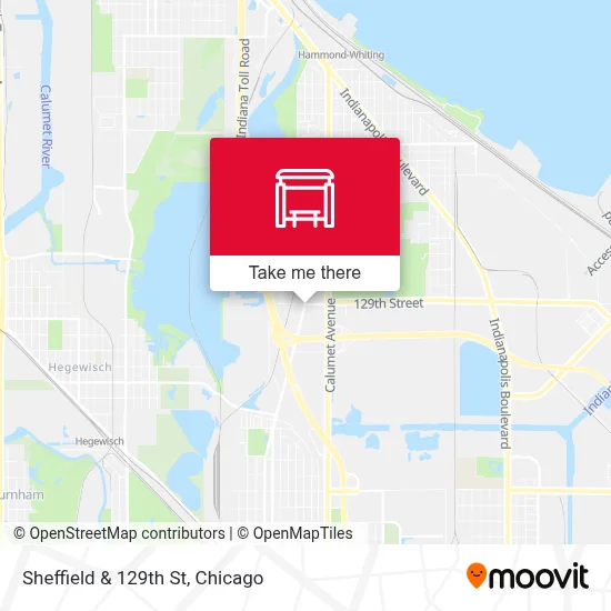 Sheffield & 129th St map