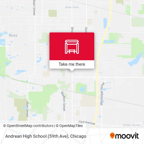 Andrean High School (59th Ave) map