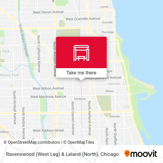 Ravenswood (West Leg) & Leland (North) map