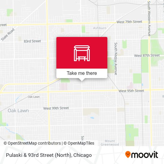 Mapa de Pulaski & 93rd Street (North)