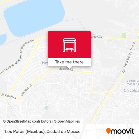 Los Patos (Mexibus) map