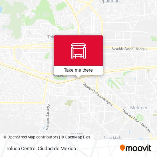 Toluca Centro map