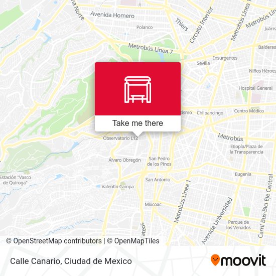 Mapa de Calle Canario