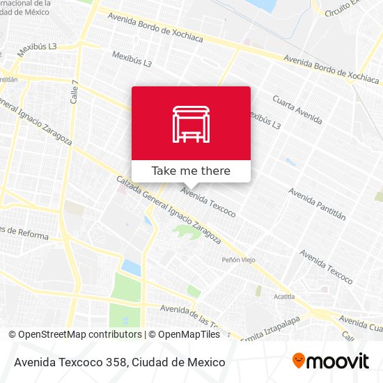 Avenida Texcoco 358 map