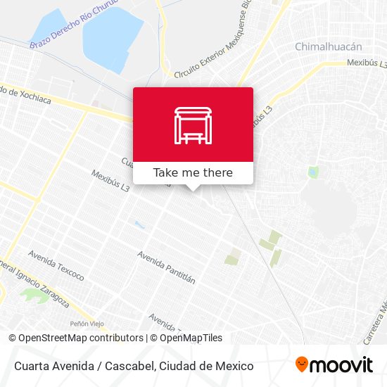 Cuarta Avenida / Cascabel map