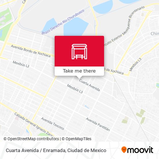 Cuarta Avenida / Enramada map