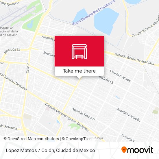 Mapa de López Mateos / Colón