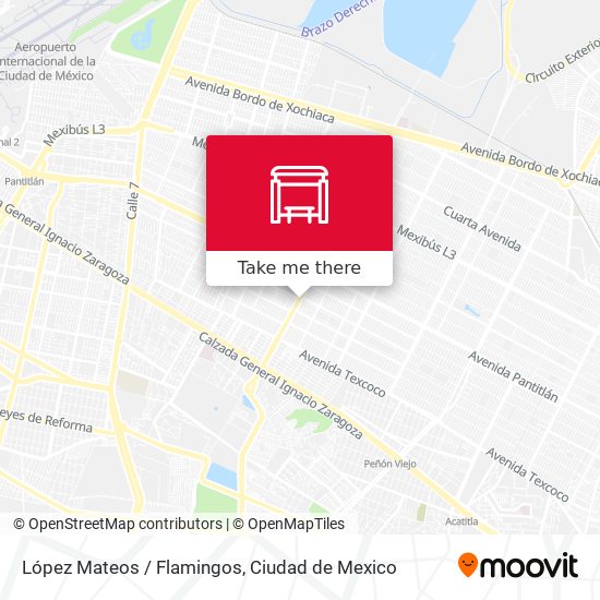 López Mateos / Flamingos map