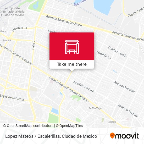 López Mateos / Escalerillas map