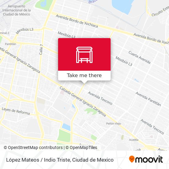 Mapa de López Mateos / Indio Triste