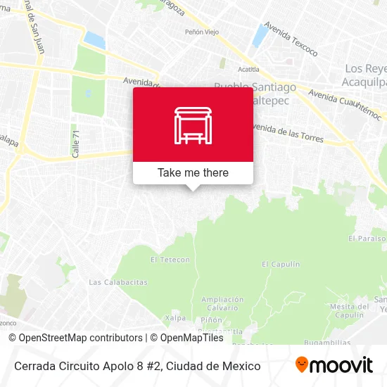 Cerrada Circuito Apolo 8 #2 map