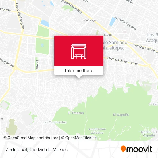 Zedillo #4 map