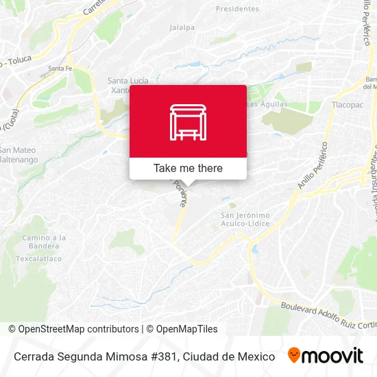 Cerrada Segunda Mimosa #381 map