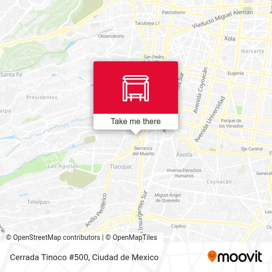Cerrada Tinoco #500 map