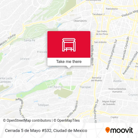 Cerrada 5 de Mayo #532 map