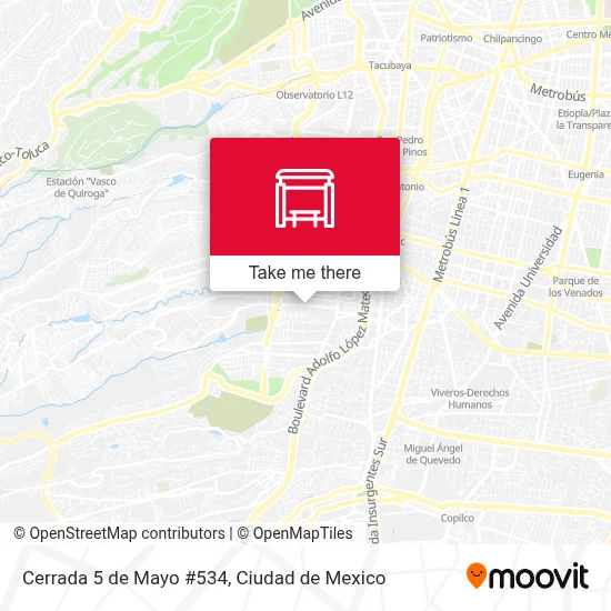 Cerrada 5 de Mayo #534 map