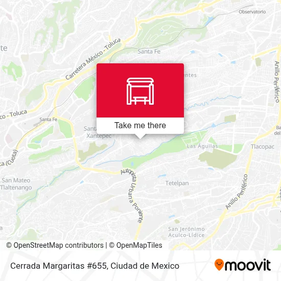 Cerrada Margaritas #655 map