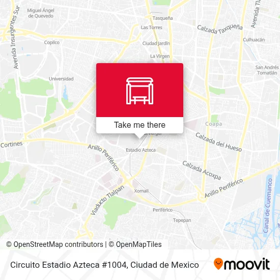 Circuito Estadio Azteca #1004 map