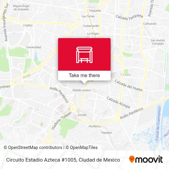 Circuito Estadio Azteca #1005 map