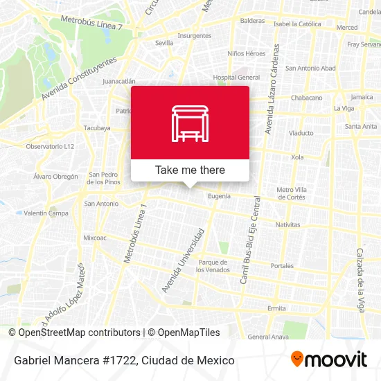 Gabriel Mancera #1722 map