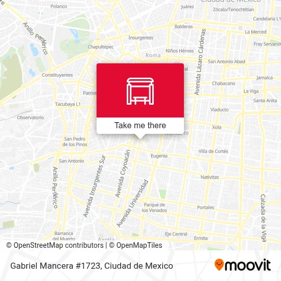Gabriel Mancera #1723 map