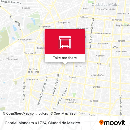 Gabriel Mancera #1724 map