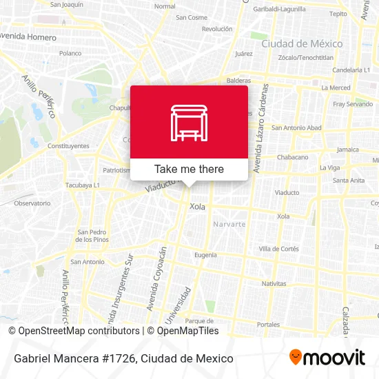 Gabriel Mancera #1726 map