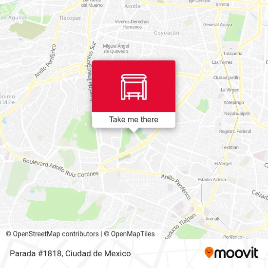 Parada #1818 map