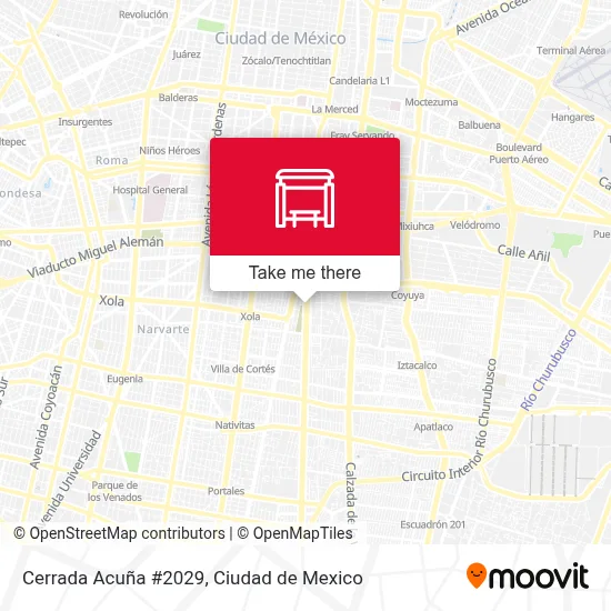 Cerrada Acuña #2029 map