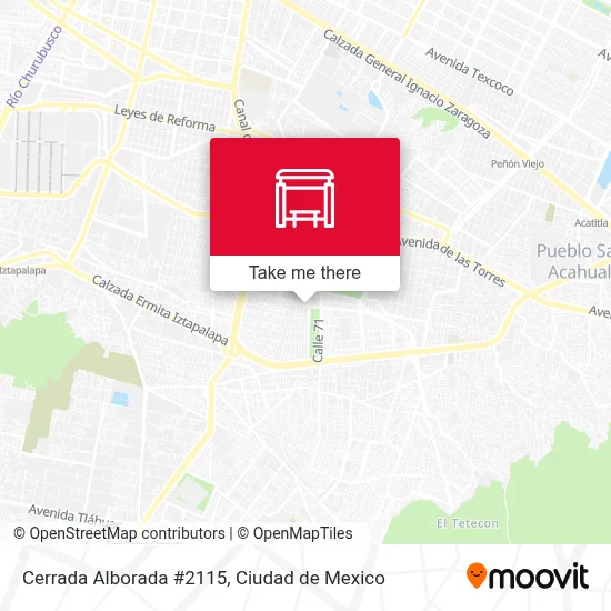 Cerrada Alborada #2115 map