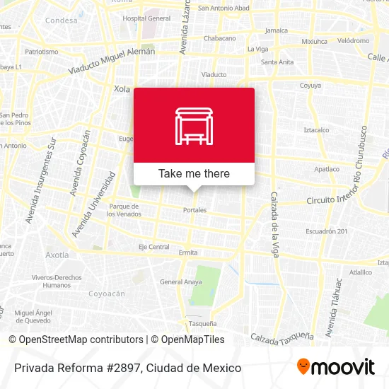 Privada Reforma #2897 map