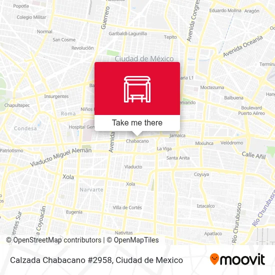 Calzada Chabacano #2958 map