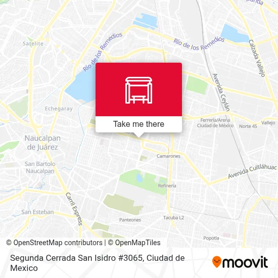 Segunda Cerrada San Isidro #3065 map