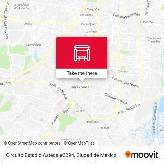Circuito Estadio Azteca #3294 map