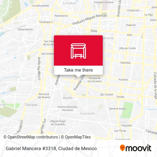 Gabriel Mancera #3318 map
