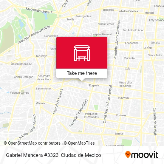 Gabriel Mancera #3323 map