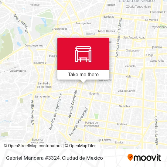Gabriel Mancera #3324 map
