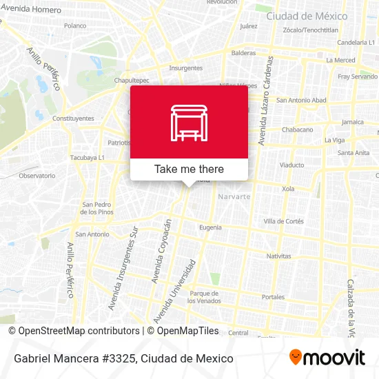 Gabriel Mancera #3325 map