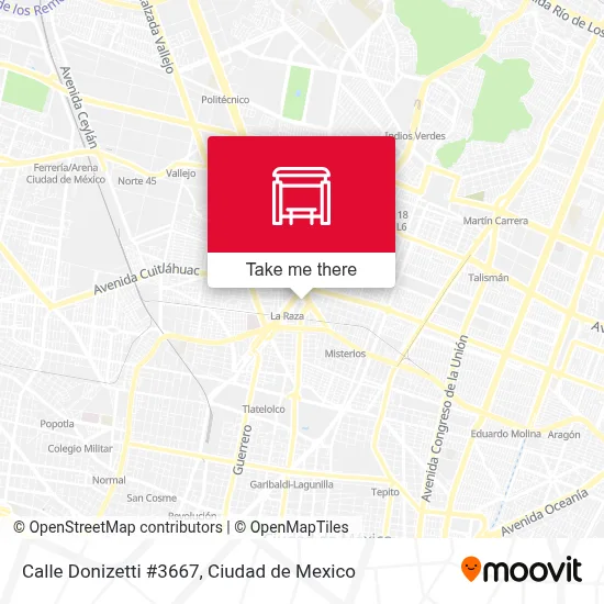 3667 Calle Donizetti #3667 parada - Rutas, horarios y tarifas