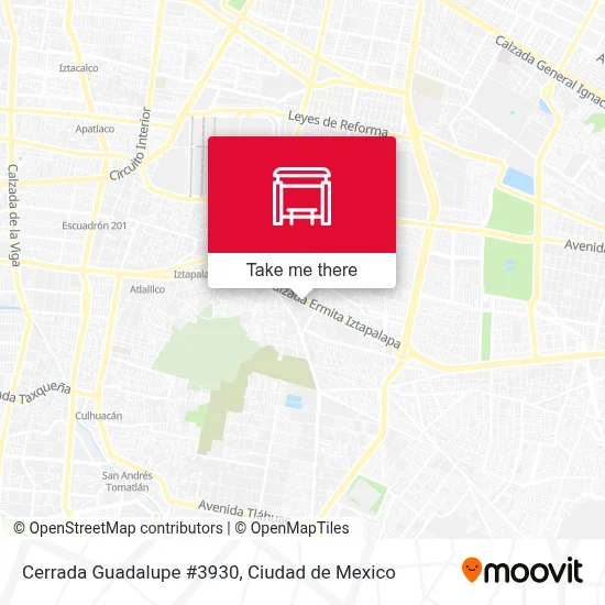 Cerrada Guadalupe #3930 map