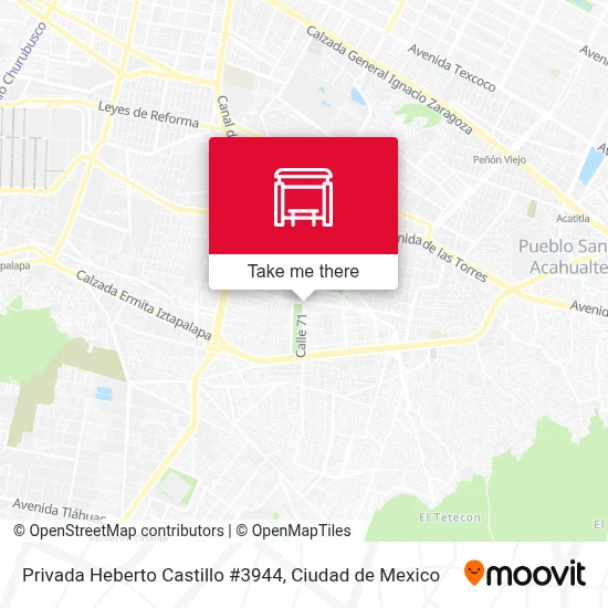 Privada Heberto Castillo #3944 map