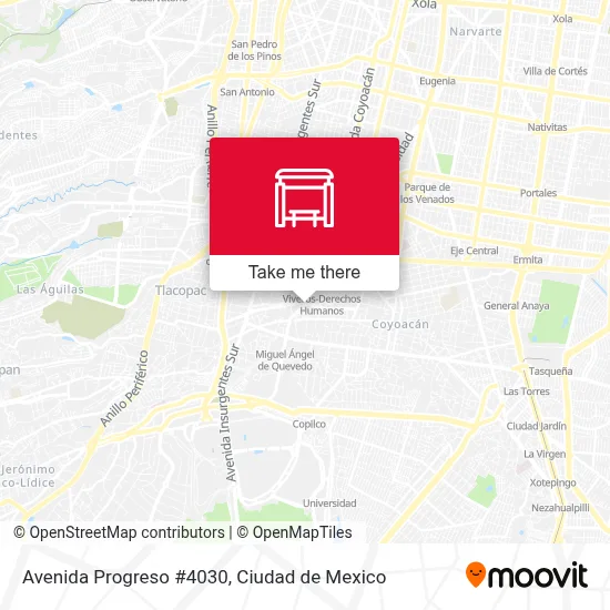 Avenida Progreso #4030 map