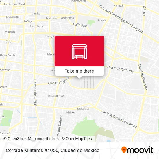 Cerrada Militares #4056 map