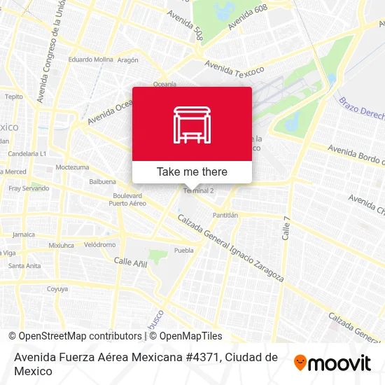Avenida Fuerza Aérea Mexicana #4371 stop - Routes, Schedules, and Fares