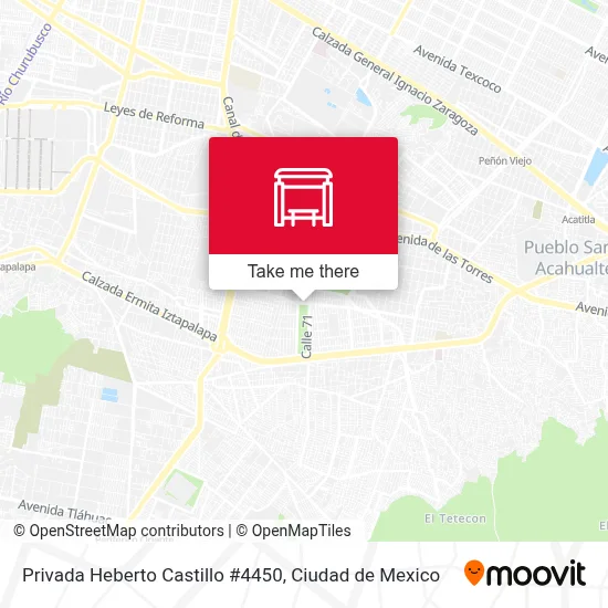Privada Heberto Castillo #4450 map