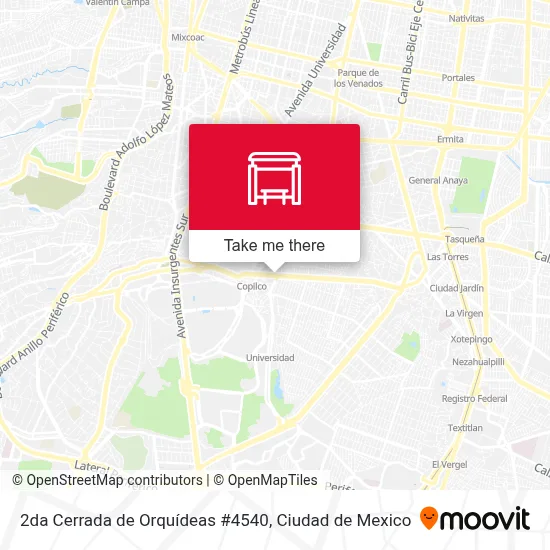 2da Cerrada de Orquídeas #4540 map