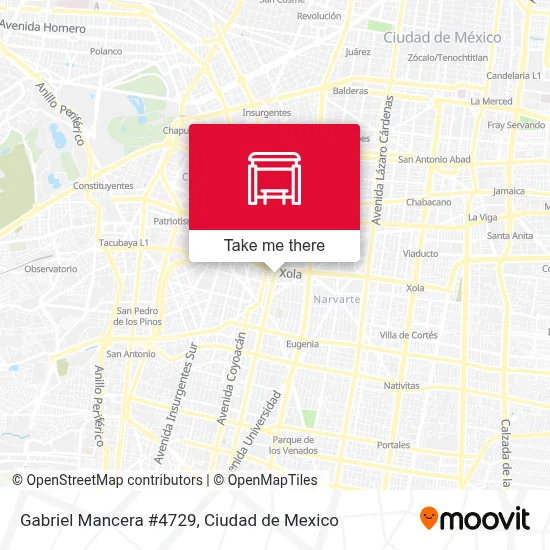 Gabriel Mancera #4729 map