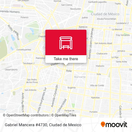 Gabriel Mancera #4730 map